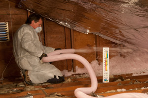 Fiberglass insulation installed New York